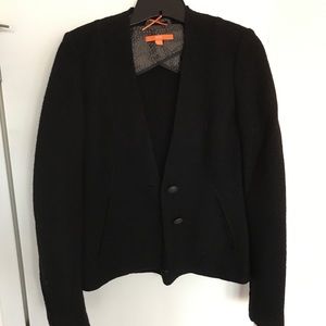 Hugo Boss boiled wool fitted blazer